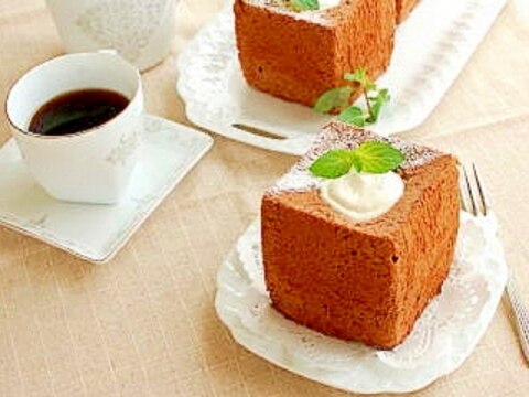 チョコミントシフォンケーキ No 210 レシピ 作り方 By 楽天出店店舗 浅井商店 楽天レシピ チョコミントシフォンケーキ No 210 レシピ 作り方 By 楽天出店店舗 浅井商店 楽天レシピ